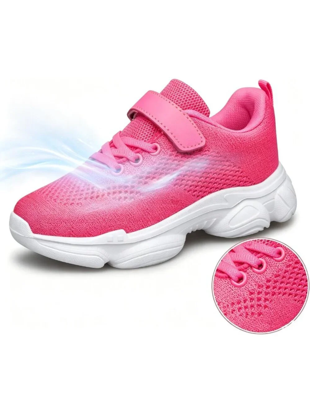 Kids Running Sneakers for Toddlers - Boys & Girls Sports Strap Shoes